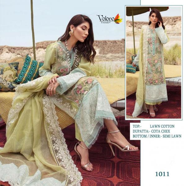 Volono Crimson Premium Lawn Collection 2 Designer Cotton Embroidery Pakistani Salwar 